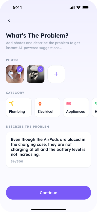 Snap Problem Snap & Repair | AI-Powered DIY Home Repair Assistant